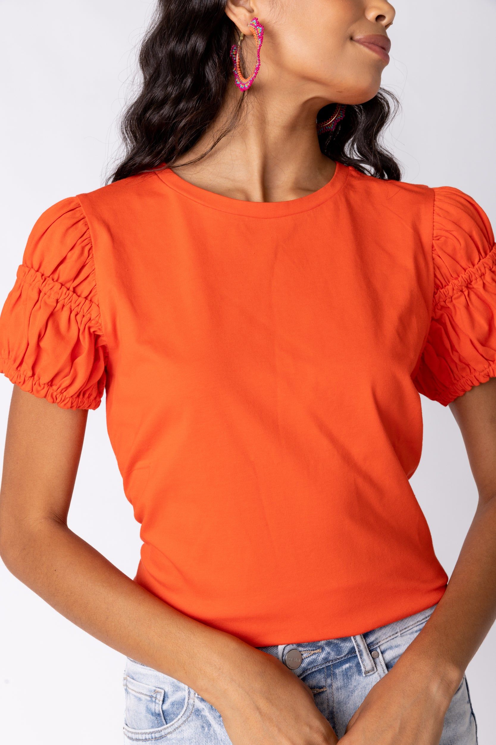 SALE - Gavin Puff Sleeve Tee sold by fab'rik product image thumbnail 4