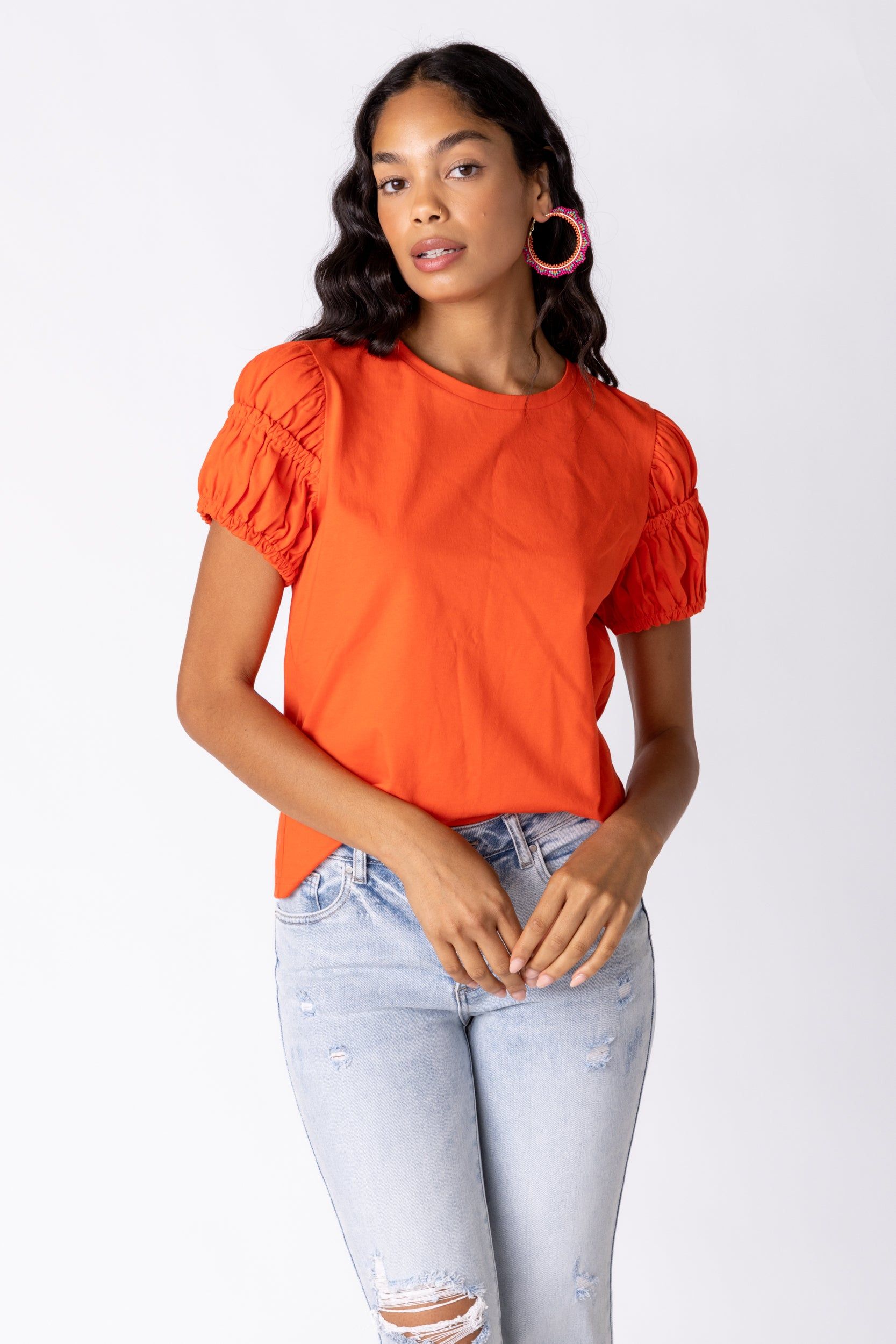 SALE - Gavin Puff Sleeve Tee sold by fab'rik