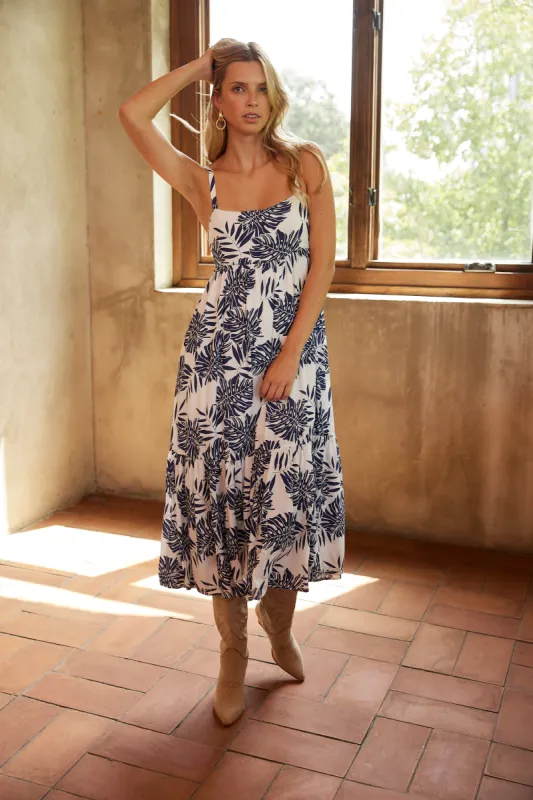 SALE - Ajay Printed Maxi Dress sold by fab'rik