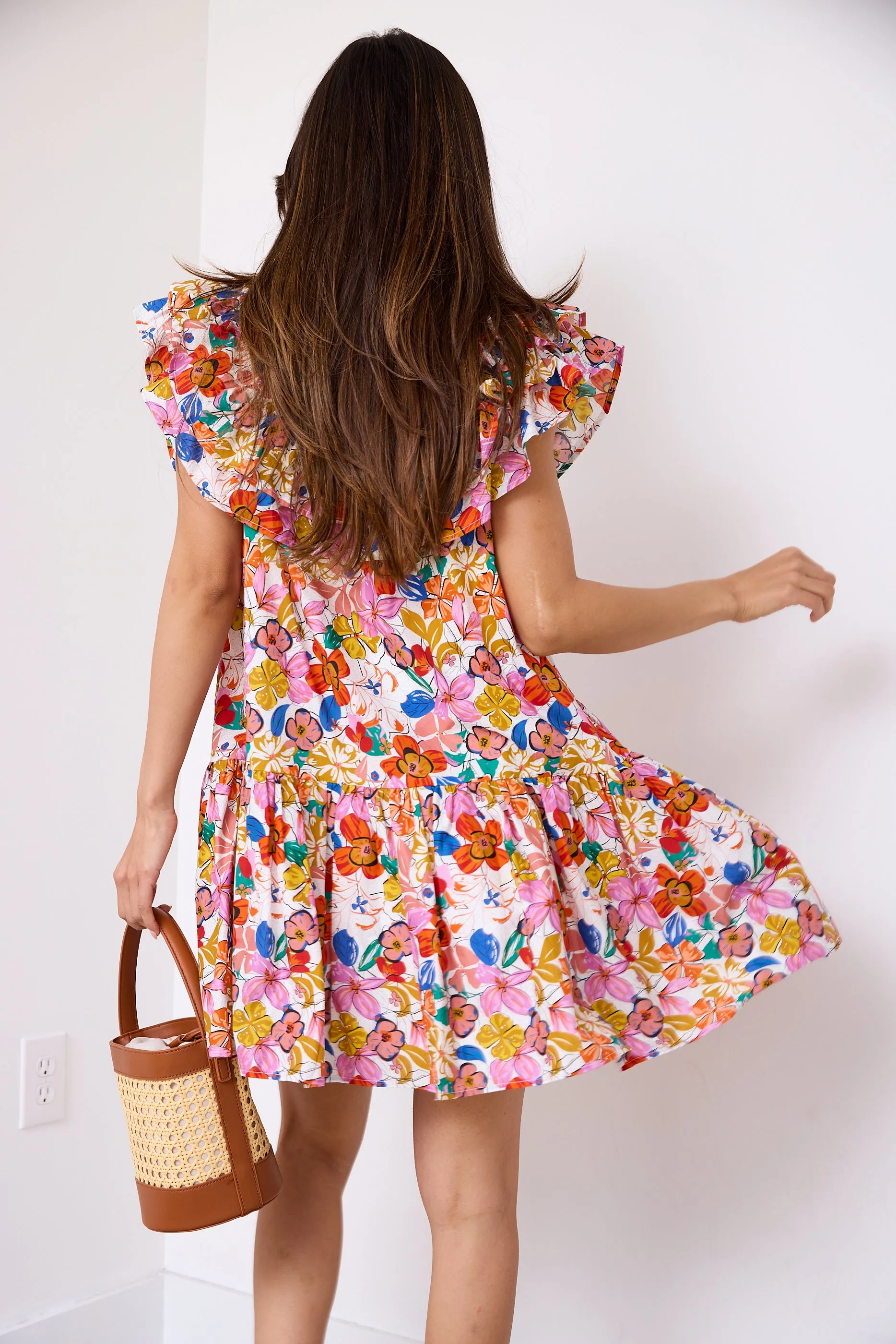 Richmond Ruffle Detail Floral Dress sold by fab'rik product image thumbnail 3