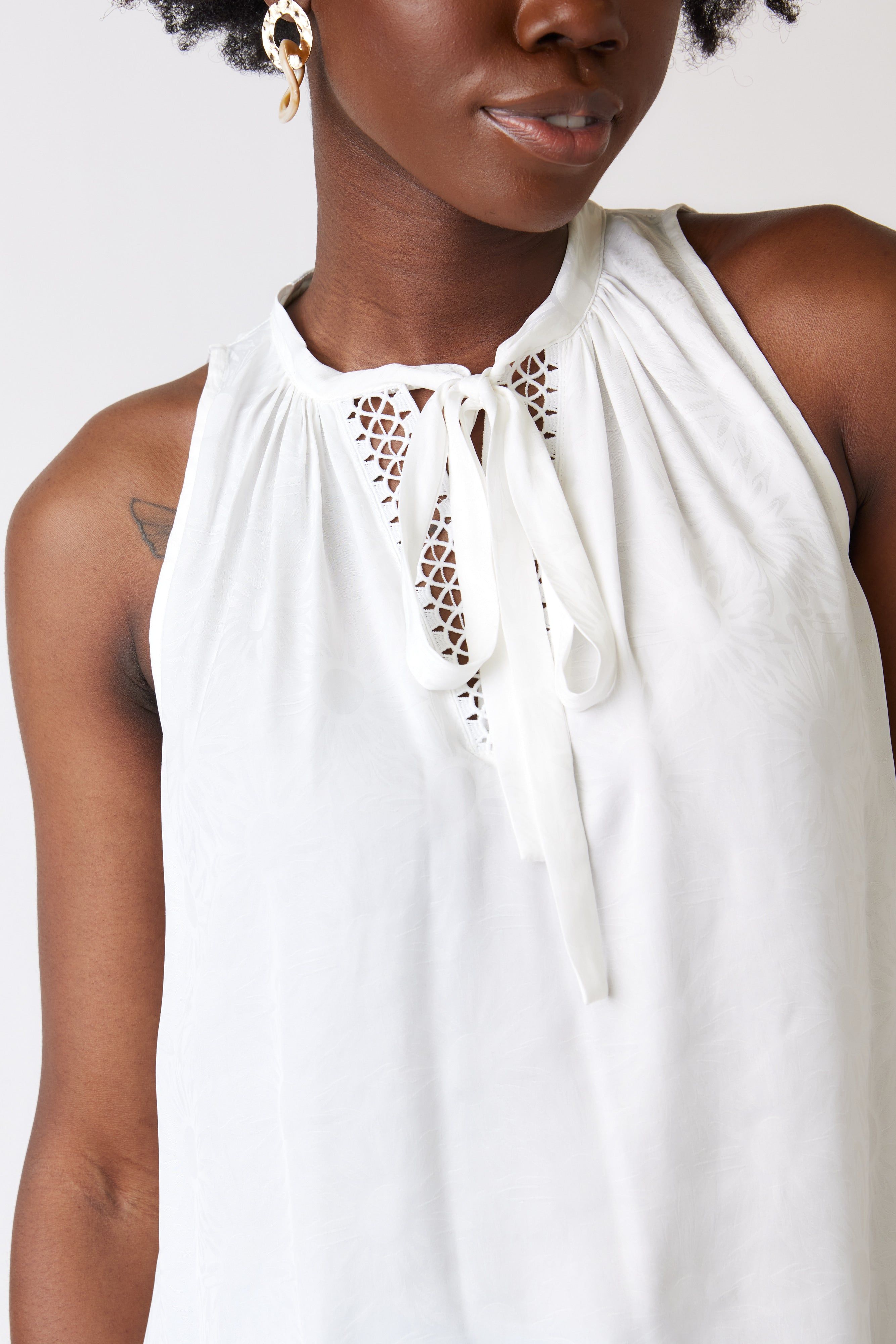 SALE - Carli Tie Neck Tank sold by fab'rik product image thumbnail 3