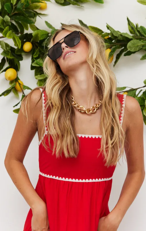 Birdie Chucky Curb Chain Necklace sold by fab'rik