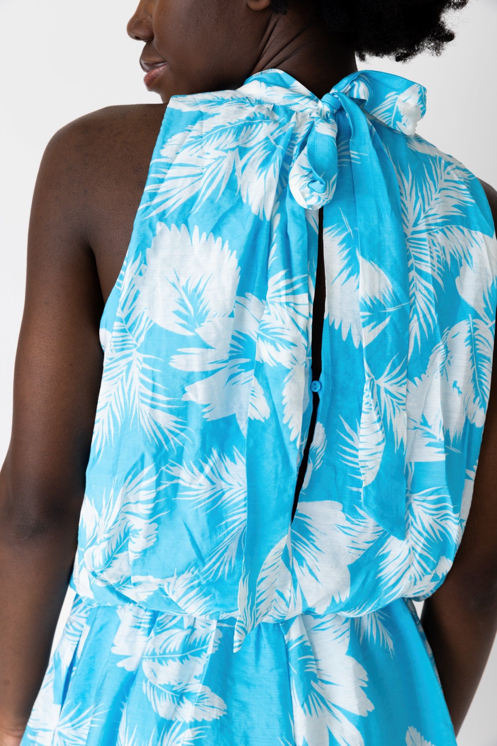 SALE - Summer Printed High Neck Romper sold by fab'rik product image thumbnail 4