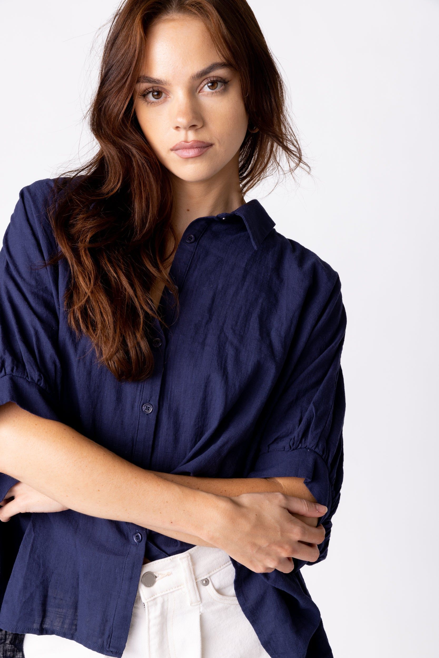 SALE - Eleanor Button Blouse sold by fab'rik