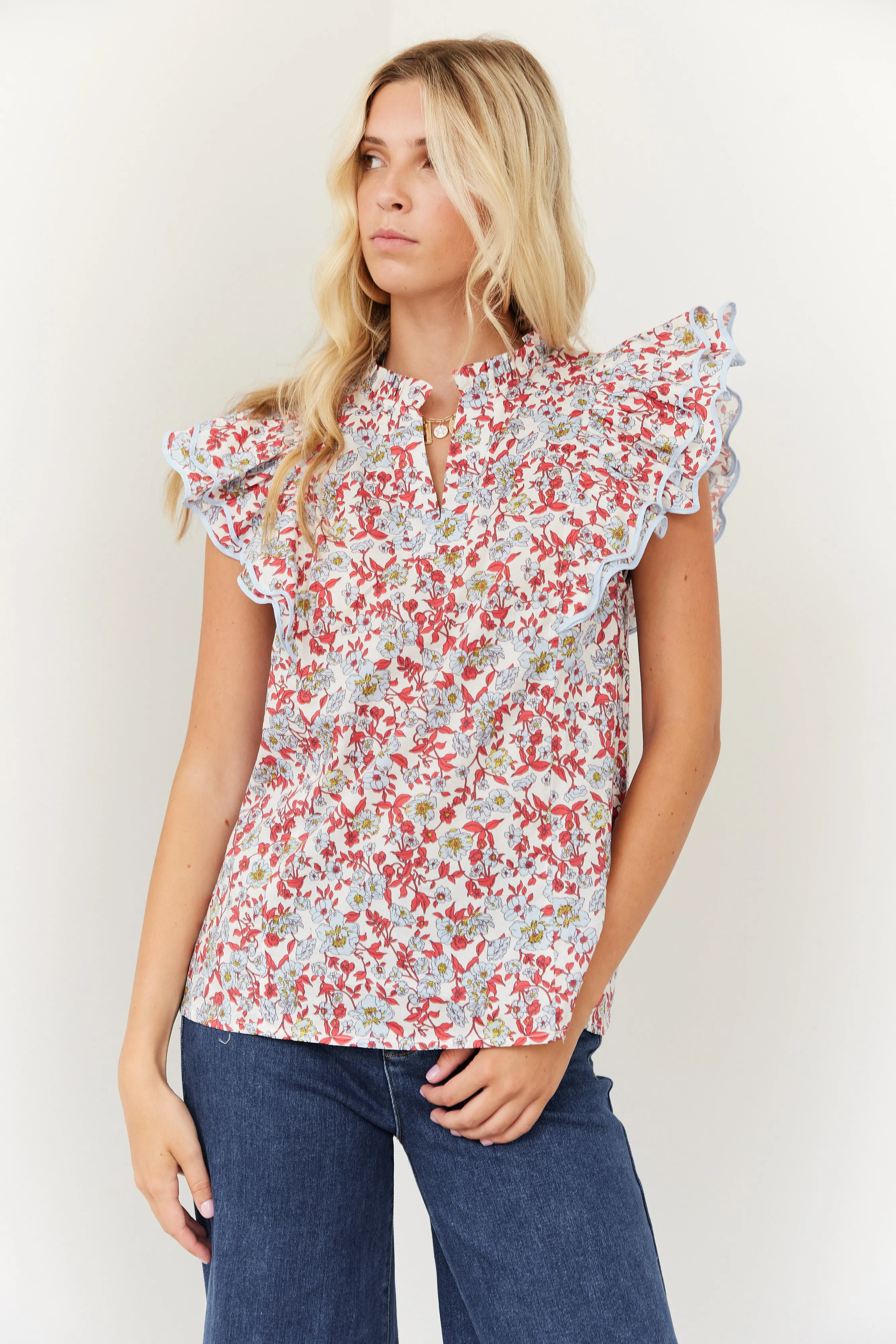 Ellena Floral Top sold by fab'rik product image thumbnail 2