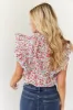 Ellena Floral Top sold by fab'rik