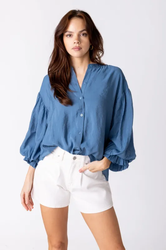 SALE - Naomi Button Up Blouse sold by fab'rik