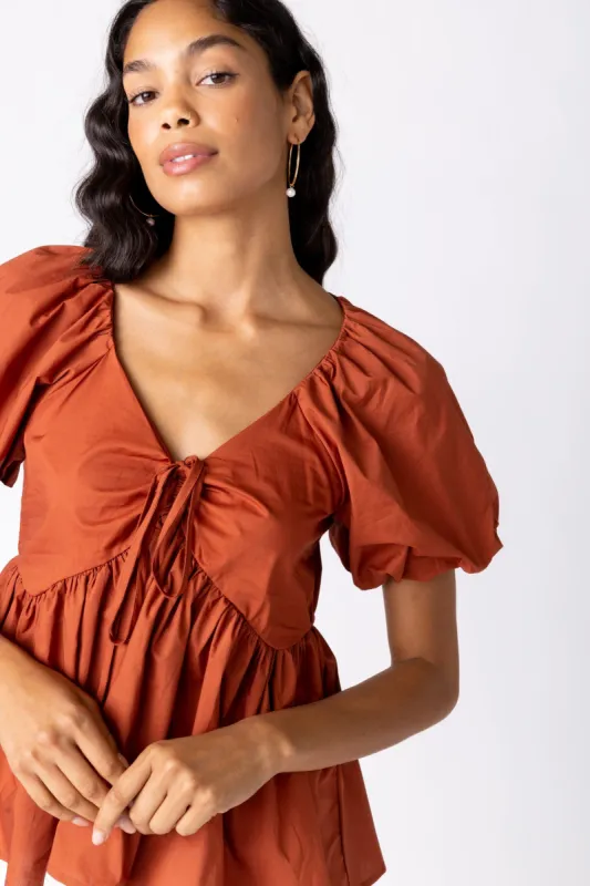 SALE - Betty Puff Sleeve Blouse sold by fab'rik