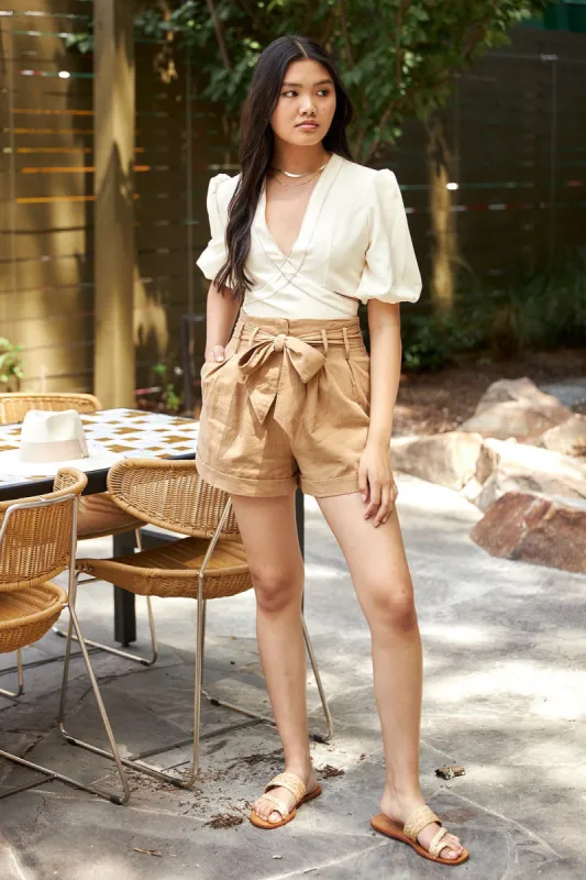 SALE - Henley Paperbag Shorts sold by fab'rik