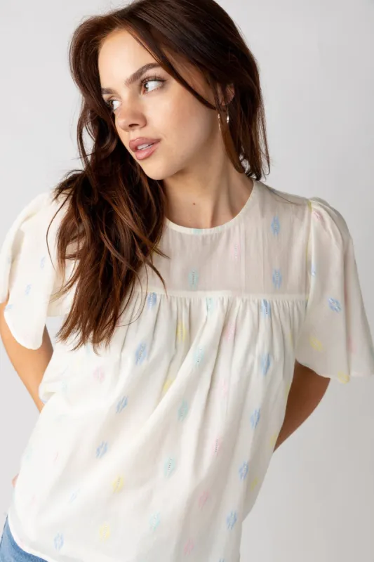 SALE - Shelly Printed Crop Top sold by fab'rik