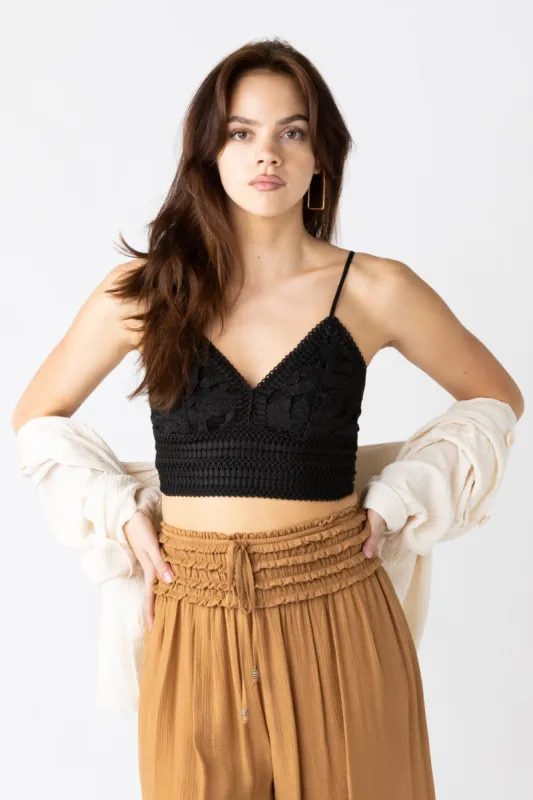 SALE - Lily Crochet Lace Bralette sold by fab'rik