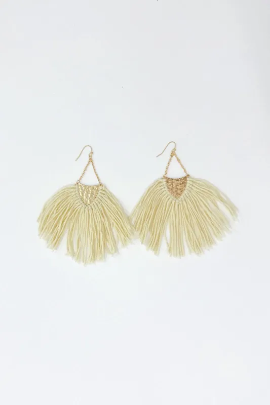 SALE - Joelle Tassel Fringe Earring sold by fab'rik