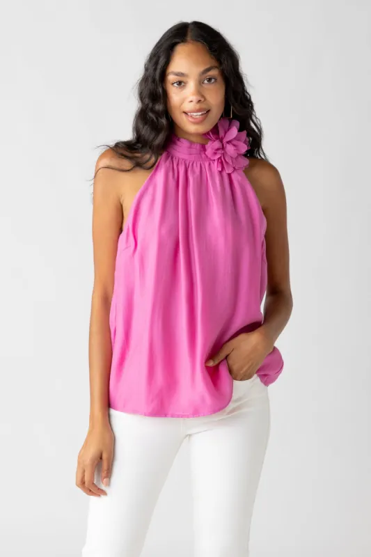 SALE - Esme Halter Flower Top sold by fab'rik
