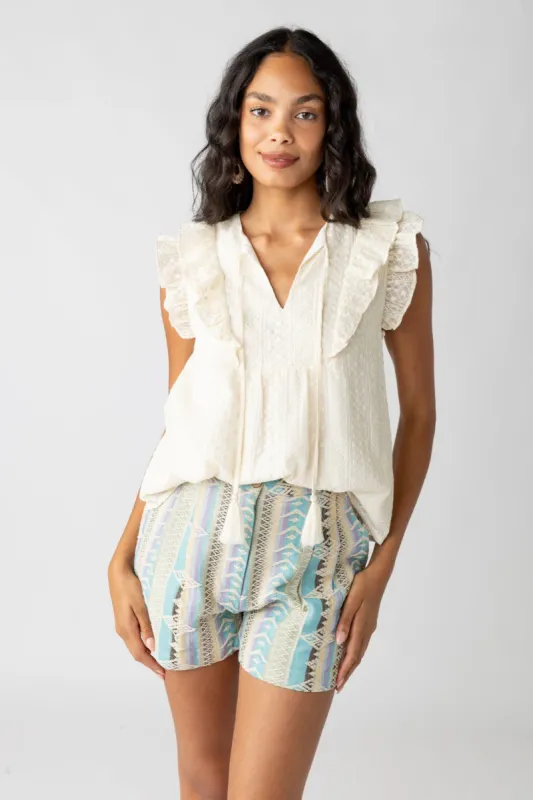 SALE - Jodie Ruffle Detail Blouse sold by fab'rik