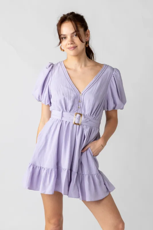 Willow Belted Mini Dress sold by fab'rik