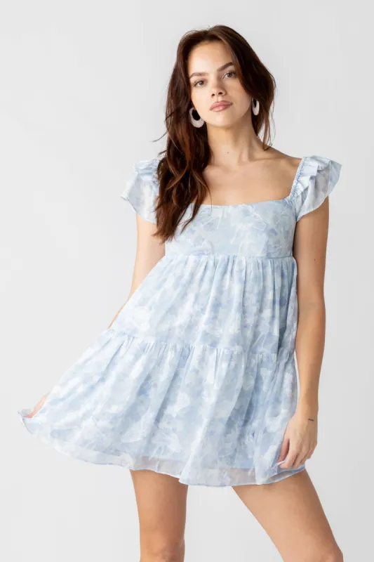 SALE - Alanna Flutter Sleeve Mini Dress sold by fab'rik