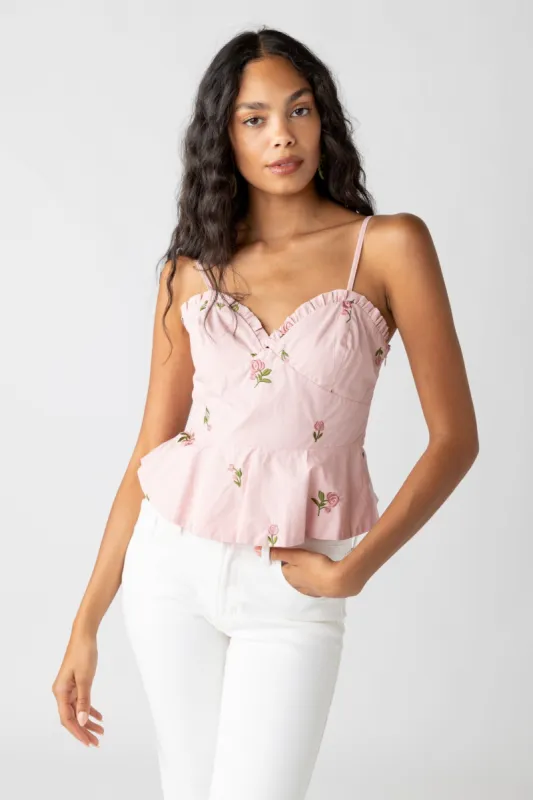 SALE- Iona Floral Peplum Top sold by fab'rik