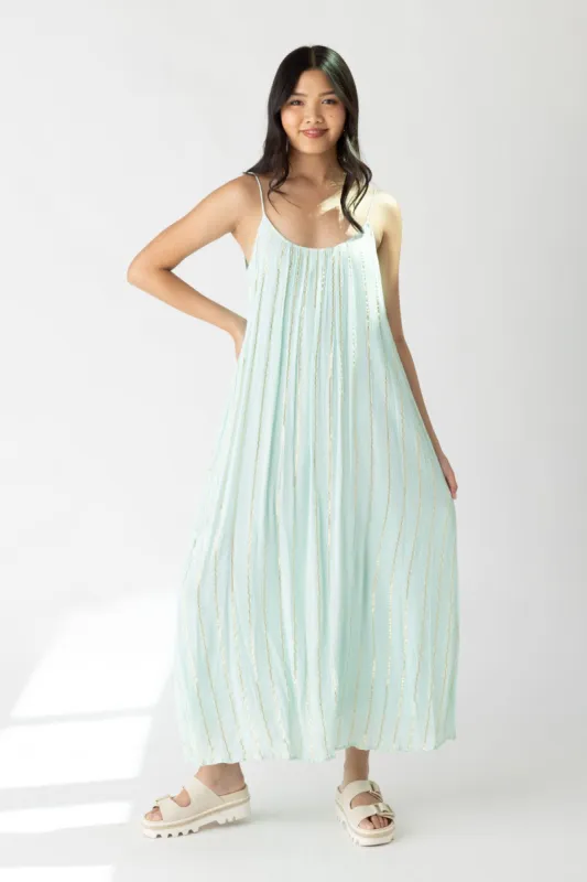 Kit Striped Maxi Dress sold by fab'rik