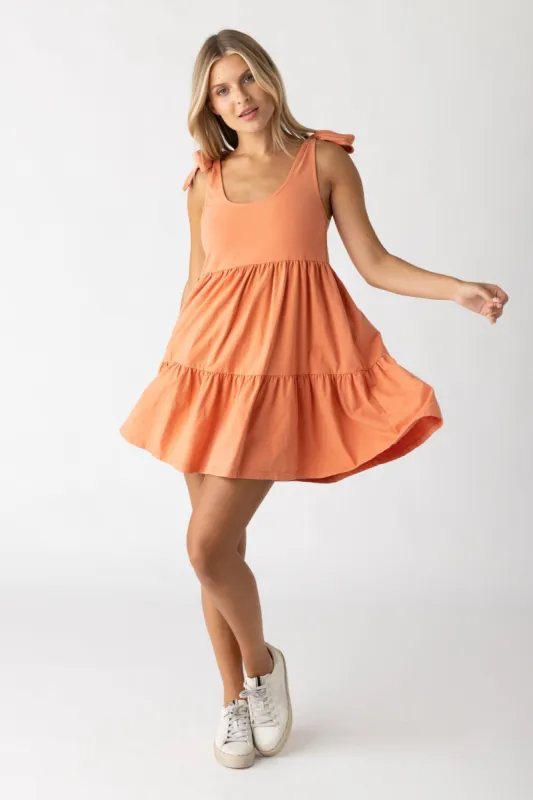 Mallory Tie Strap Mini Dress sold by fab'rik