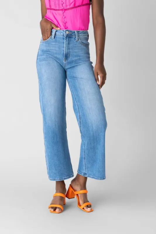 Mimi Slim Wide Leg Jeans sold by fab'rik