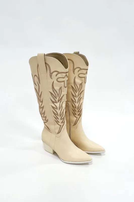 SALE - Samara Embroidered Cowboy Boots sold by fab'rik