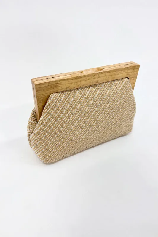 Vivian Textured Woven Handbag sold by fab'rik