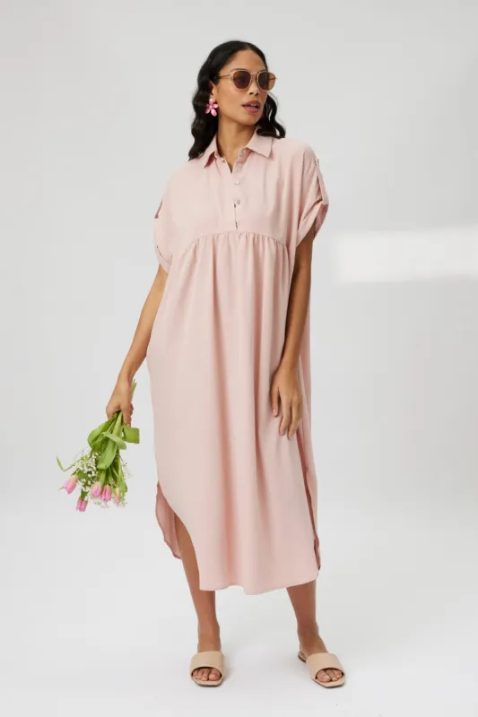 SALE - Natasha Maxi Shirt Dress sold by fab'rik