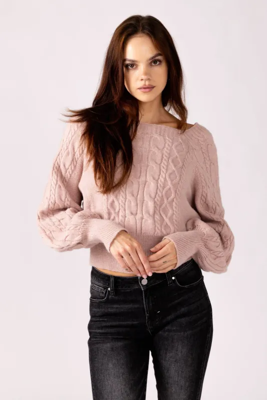 SALE - Loren Square Neck Sweater sold by fab'rik