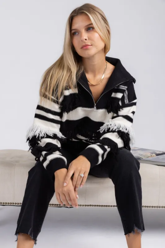 SALE - Emerson Striped Pullover sold by fab'rik