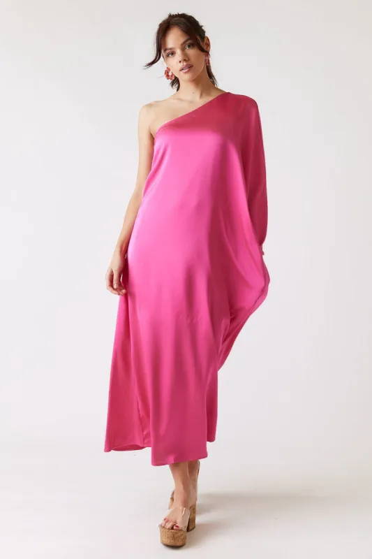 Jayla One Shoulder Maxi Dress sold by fab'rik