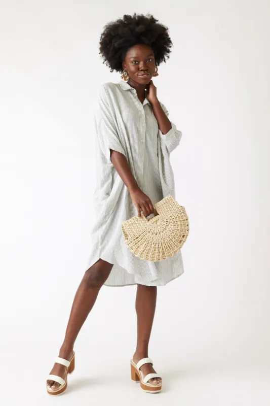 SALE - Janelle Boxy Shirt Dress sold by fab'rik