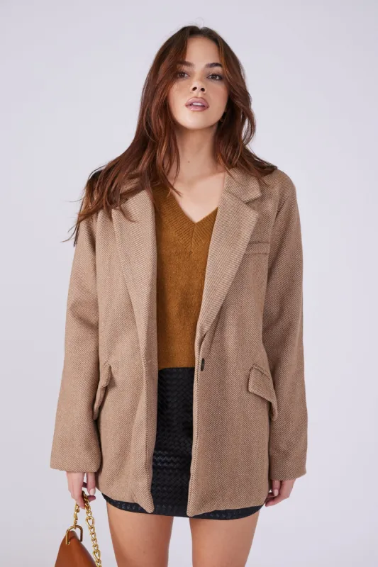 Elaine Tweed Blazer sold by fab'rik