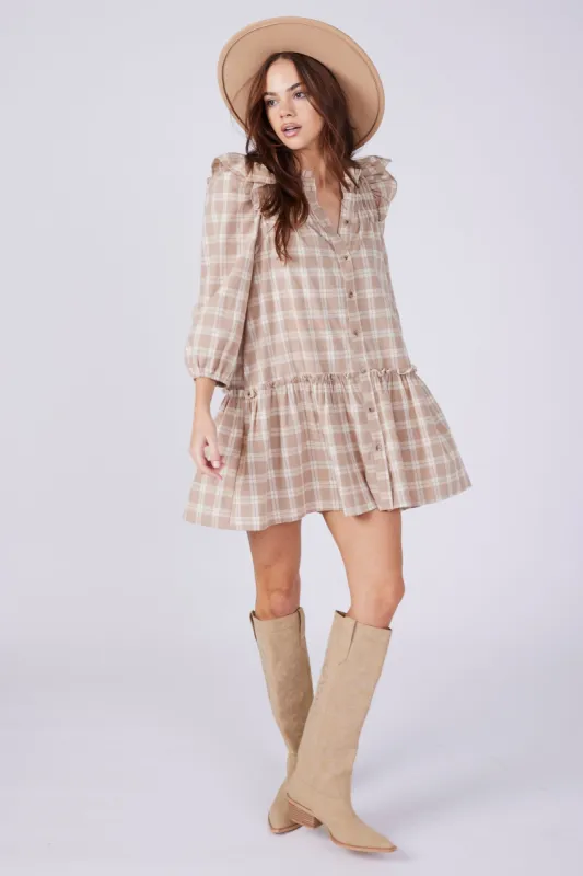 SALE - Kate Checked Dress sold by fab'rik