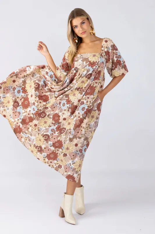 SALE - Becca Midi Dress sold by fab'rik