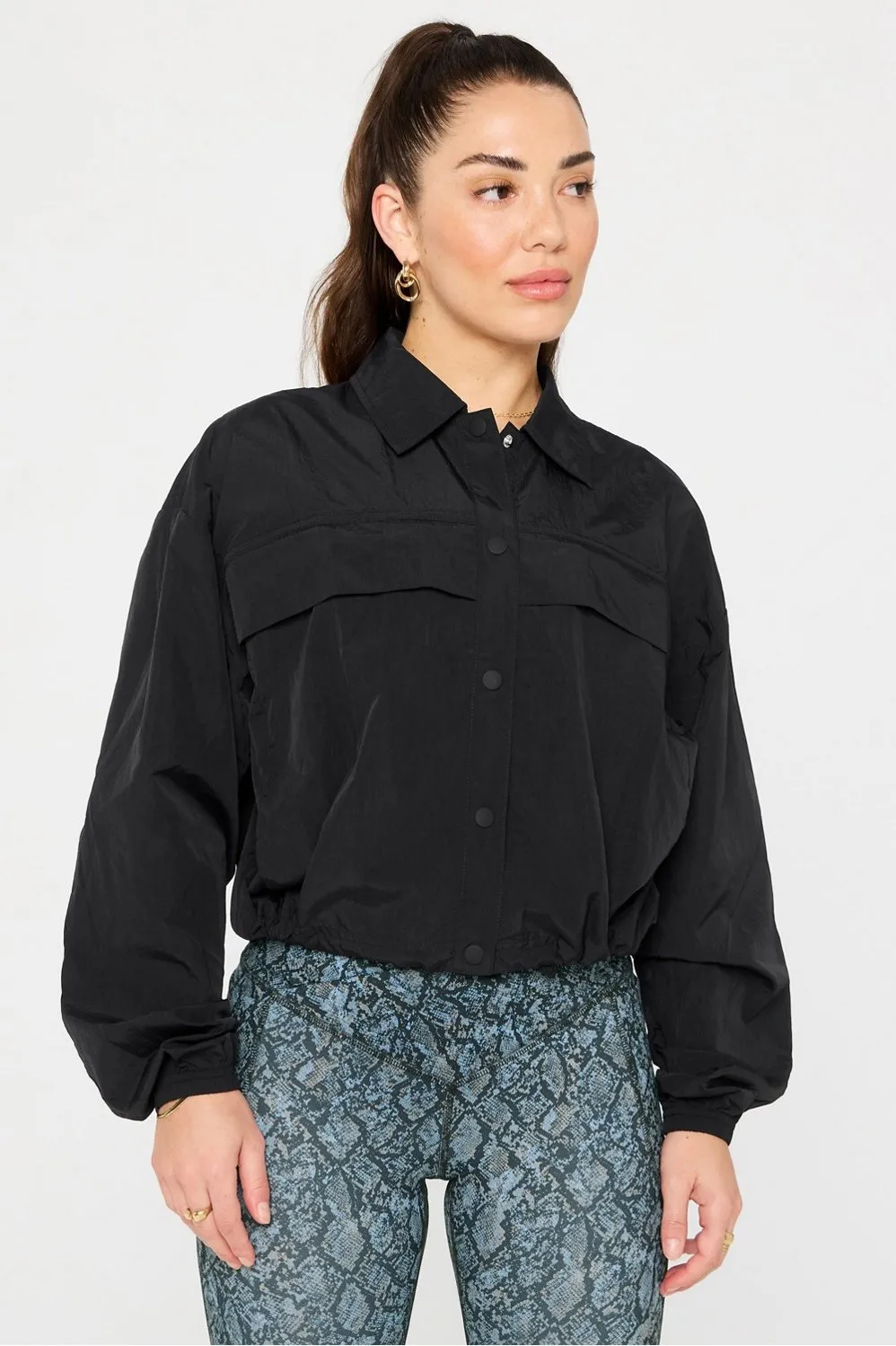 Quintessential Cropped Cargo Jacket sold by Fabletics