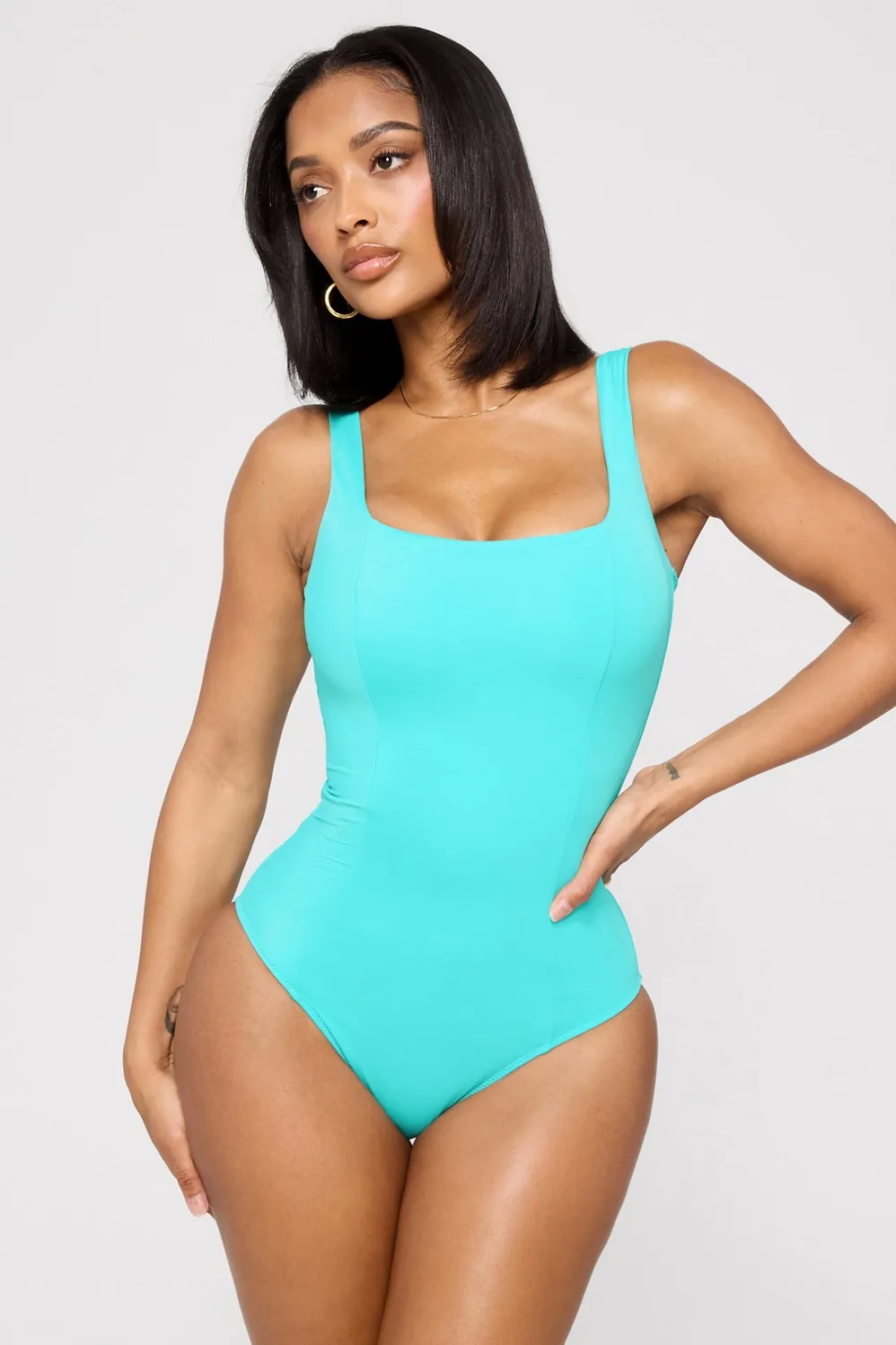 Shaping Swim Waist Cinching One Piece sold by Fabletics