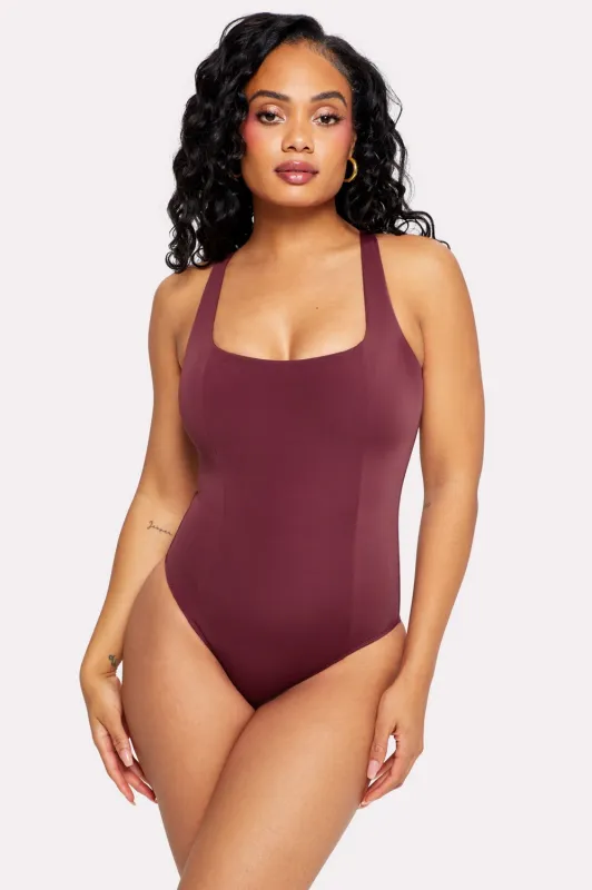 Shaping Swim Waist Cinching One Piece sold by Fabletics