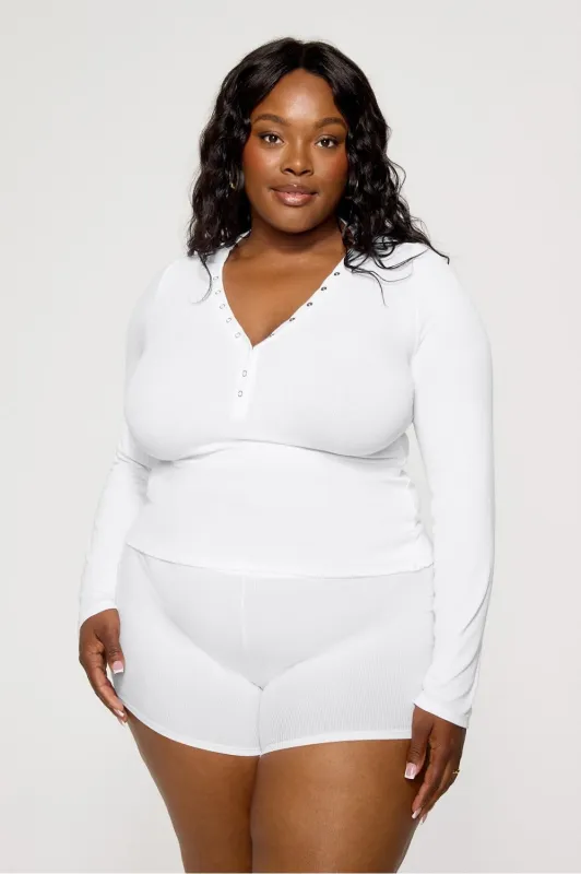 Soft Rib Long Sleeve Henley sold by Fabletics