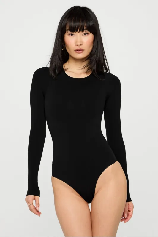 Nearly Naked Shapewear Long Sleeve Bodysuit sold by Fabletics