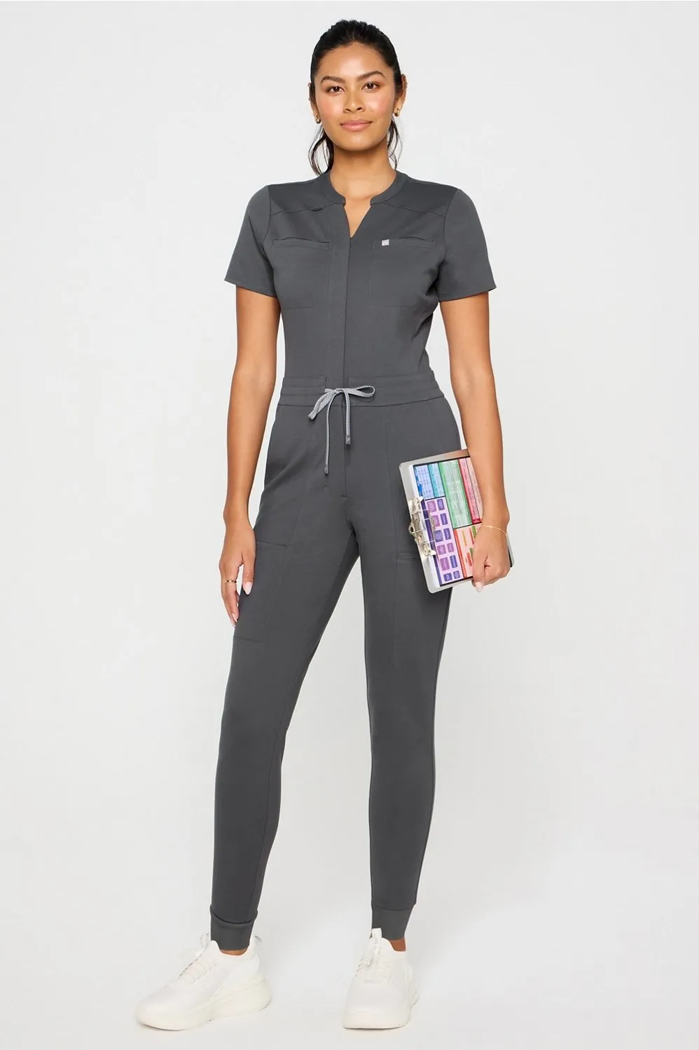 PonteFlex Empower Scrub Jumpsuit sold by Fabletics