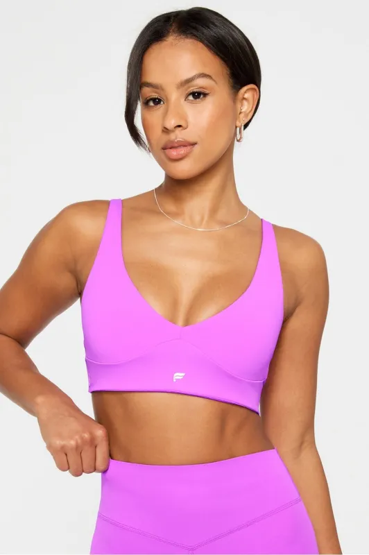 PureLuxe Longline Low Impact Bra sold by Fabletics