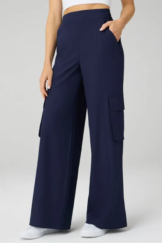 Downtown Wide Leg Cargo Pant sold by Fabletics