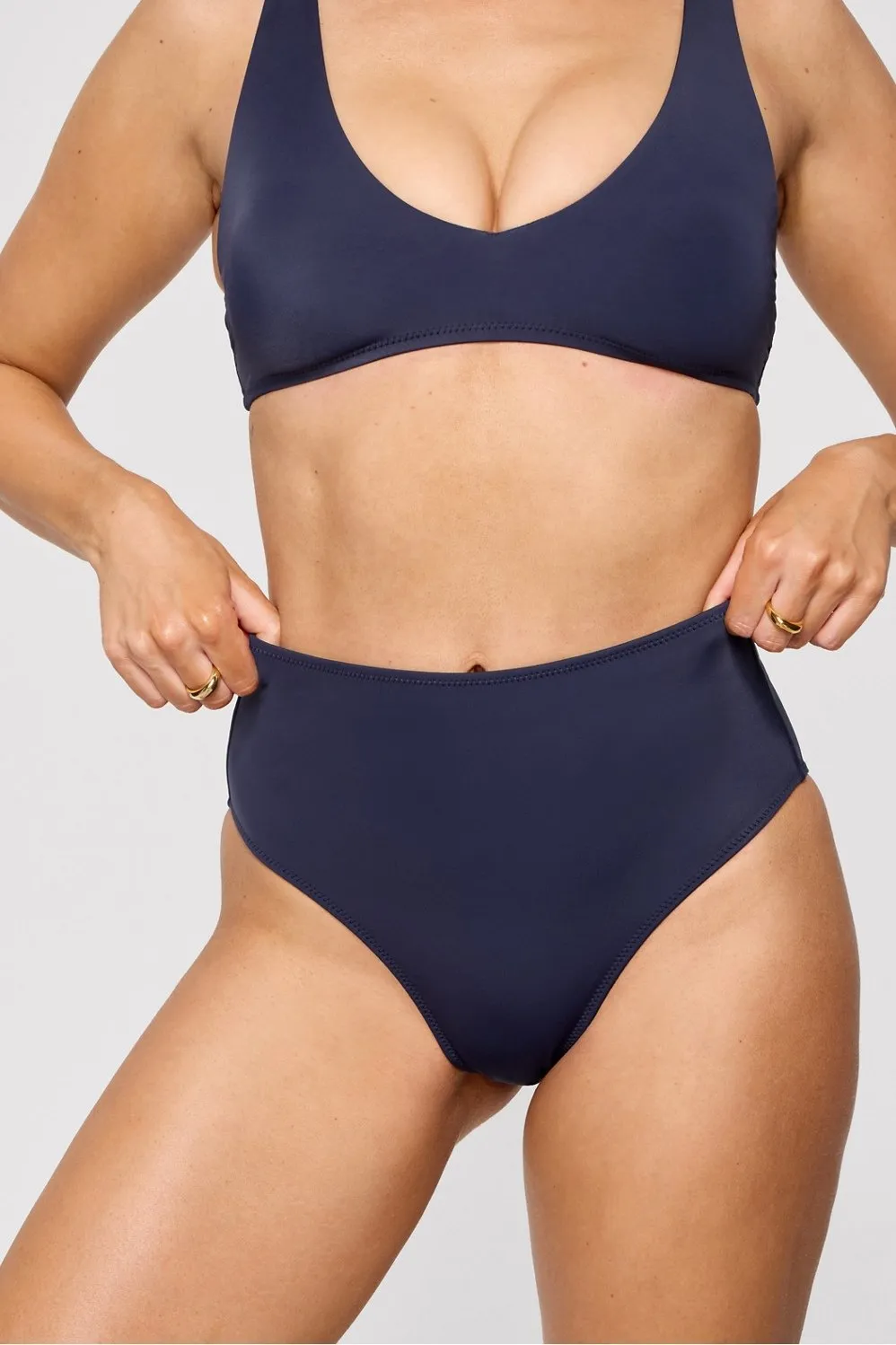 Shaping Swim Full Coverage Bikini Bottom sold by Fabletics