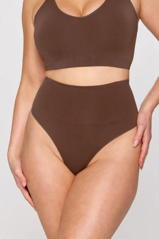 Nearly Naked Shapewear High Waist Thong sold by Fabletics