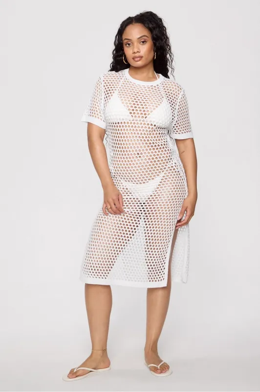 Crochet Midi Dress sold by Fabletics