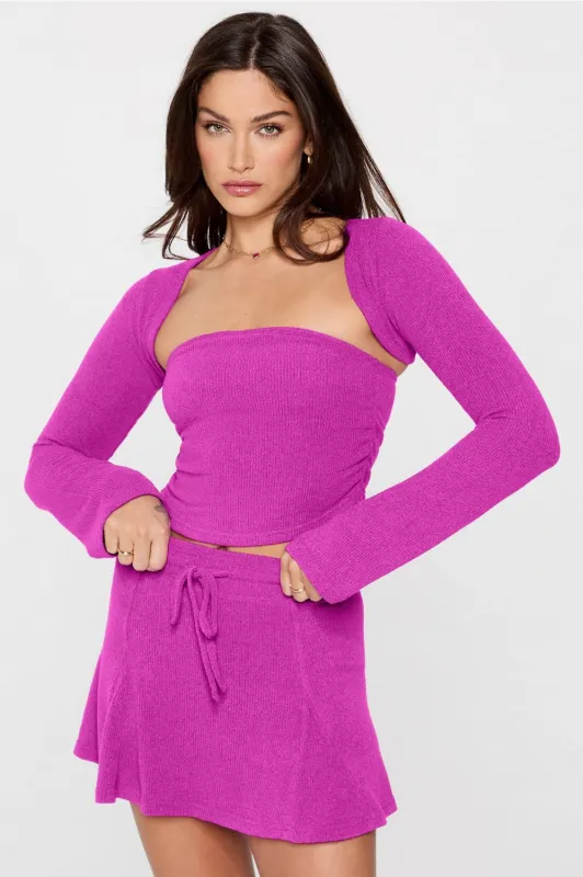 Breezy Knit Bell Sleeve Shrug sold by Fabletics