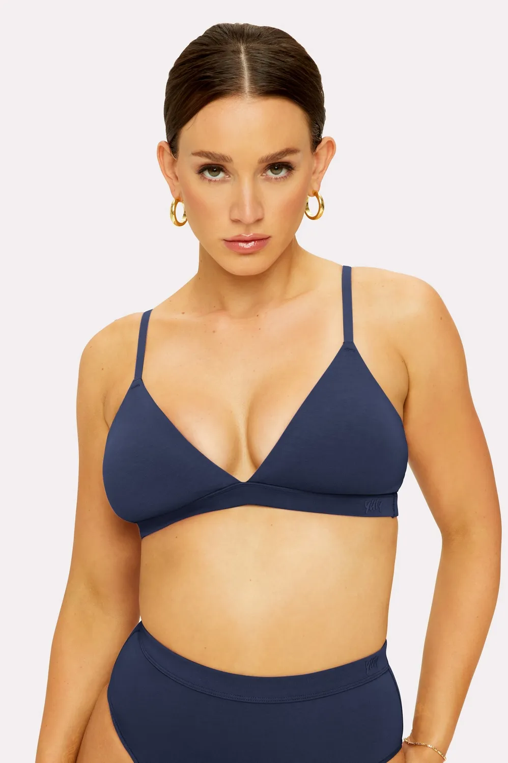 Snug Cotton Supportive Triangle Bralette sold by Fabletics