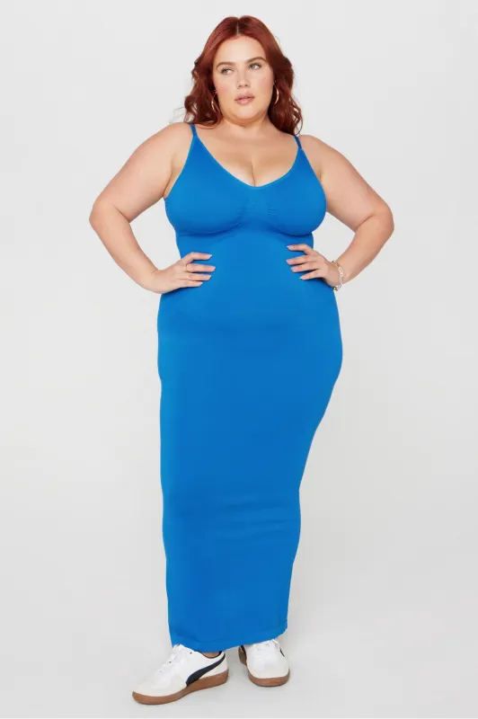 Smooth As Hell Shaping Maxi Dress sold by Fabletics