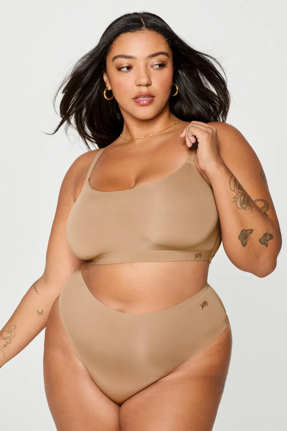 Smoothed Reality Square Neck Bralette sold by Fabletics