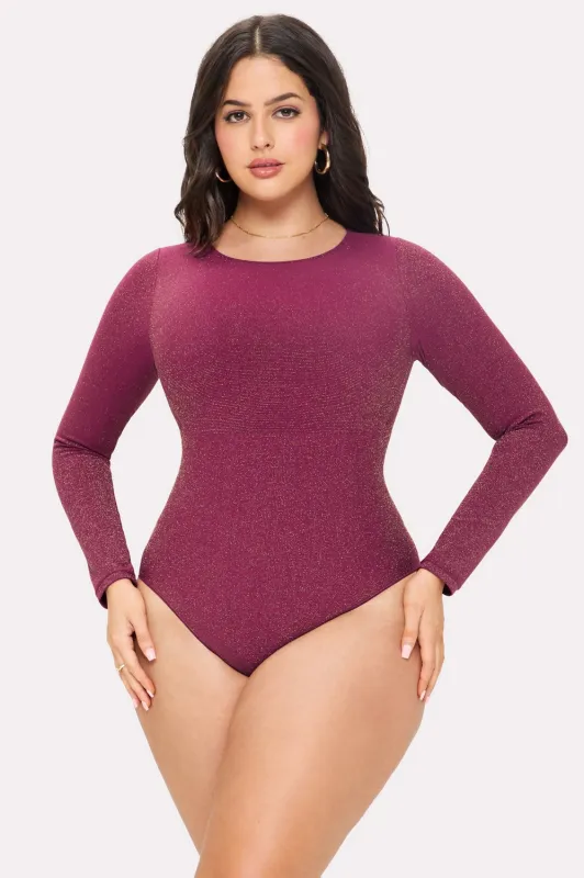 Nearly Naked Luxe Shapewear Long Sleeve Bodysuit sold by Fabletics